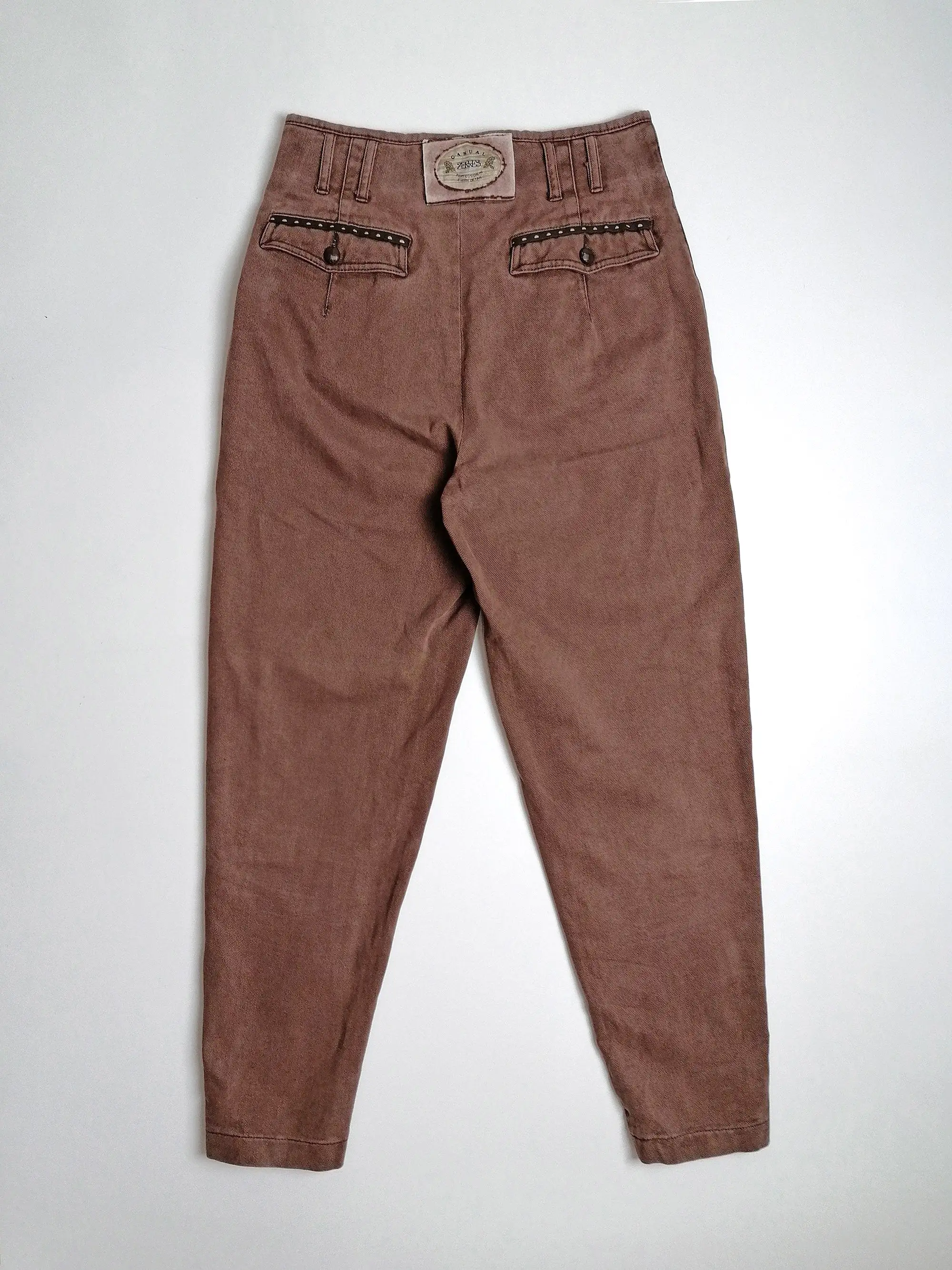 90's ZERRES Mom Jeans Faded Brown - size S-M