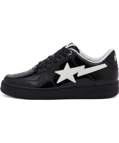 A Bathing Ape Men's BAPE Sta Painted Leather Sneakers