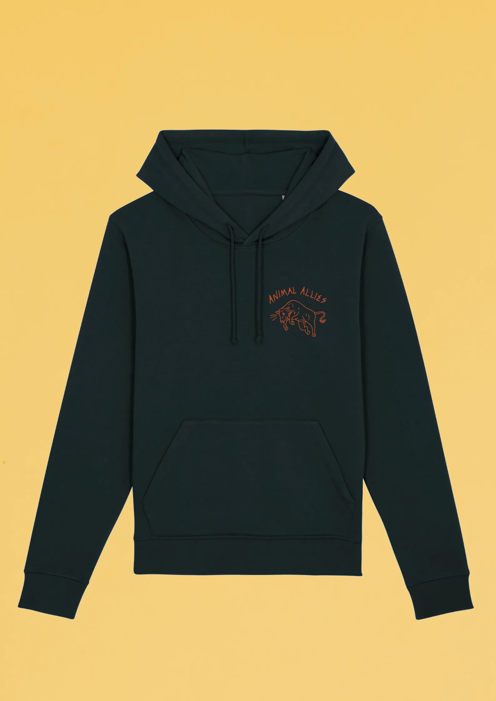 Animal Allies Black Hoodie