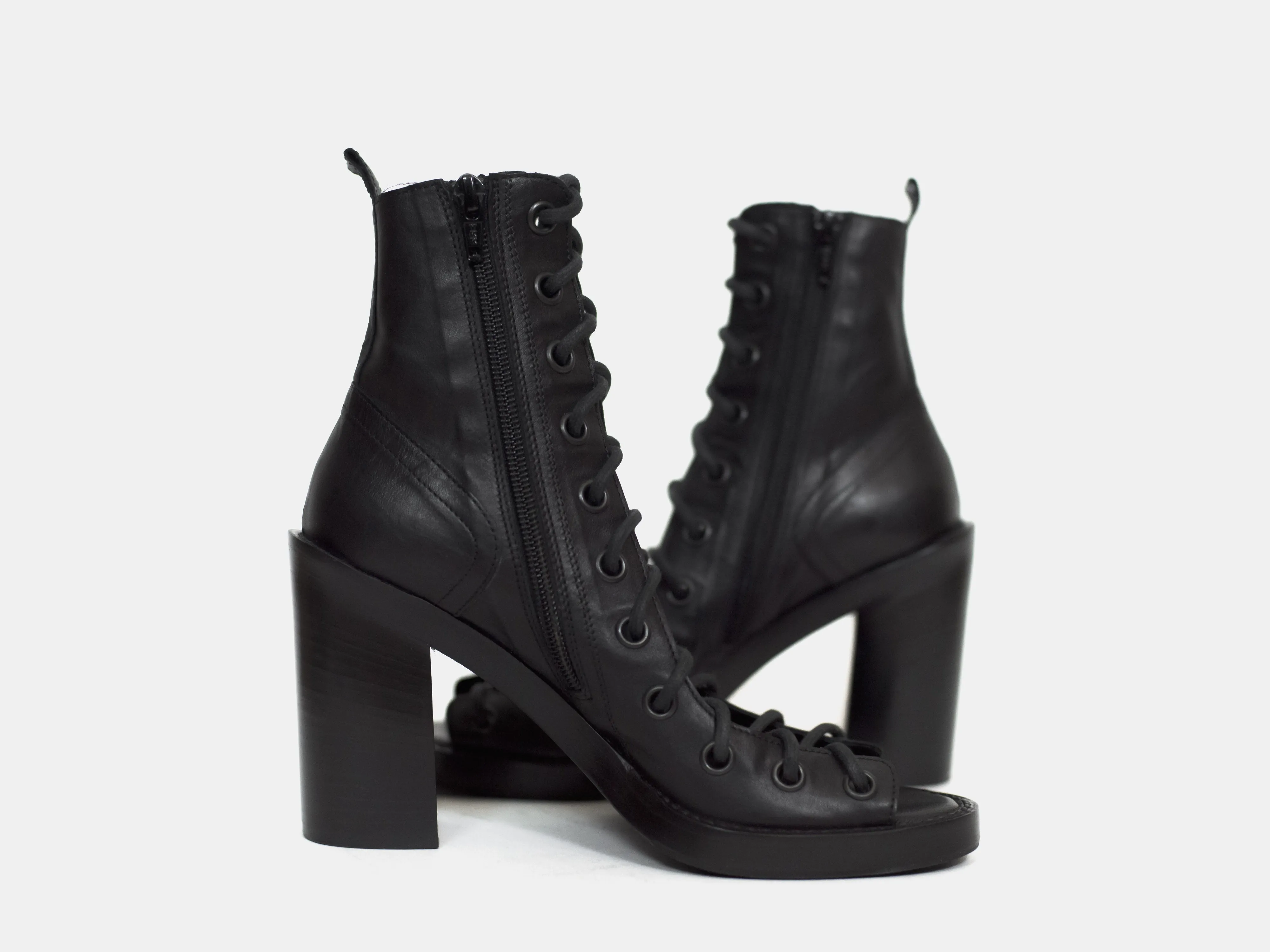 Ann Demeulemeester Lace Up Corset Heels