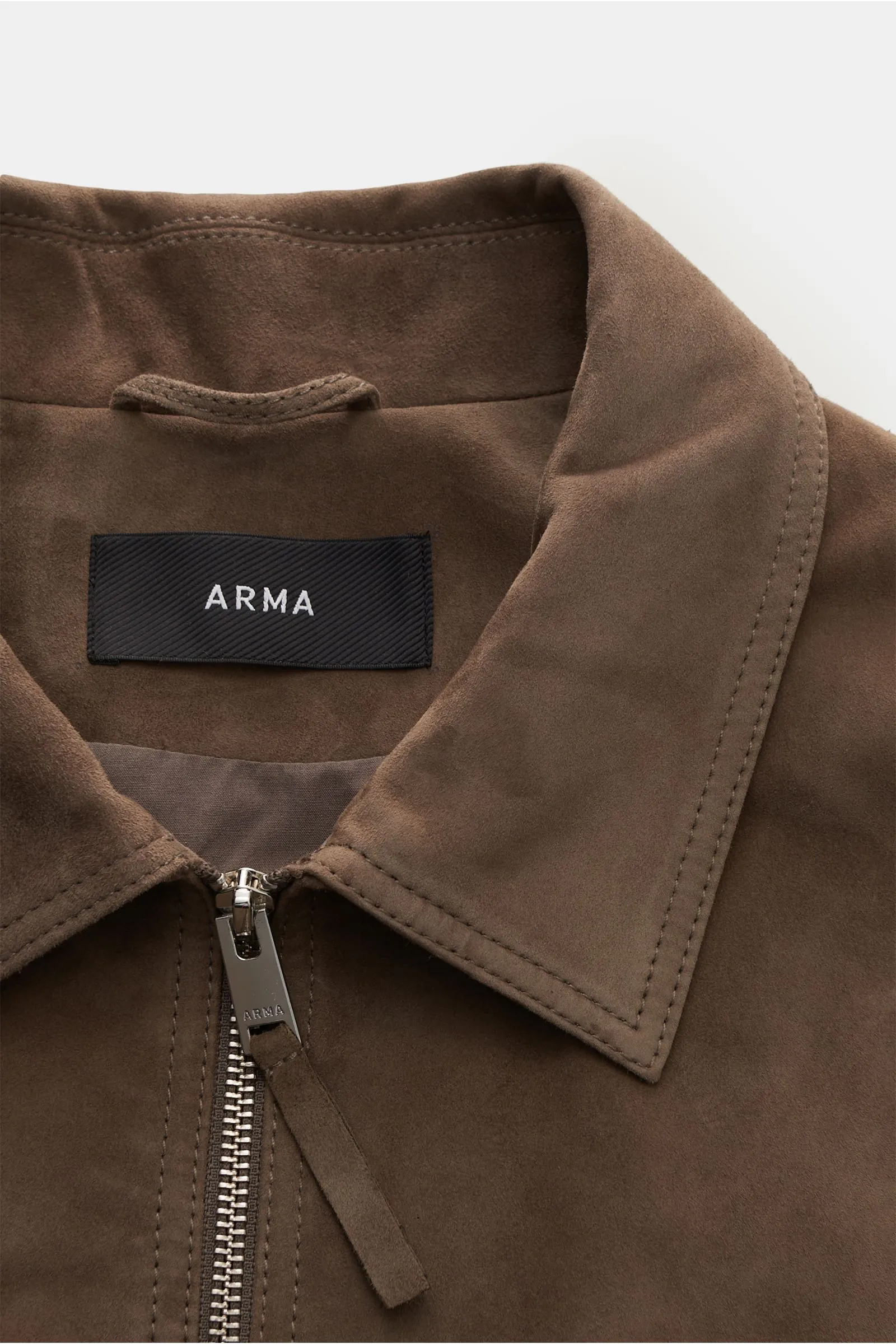 ARMA suede jackets 'Kale' taupe