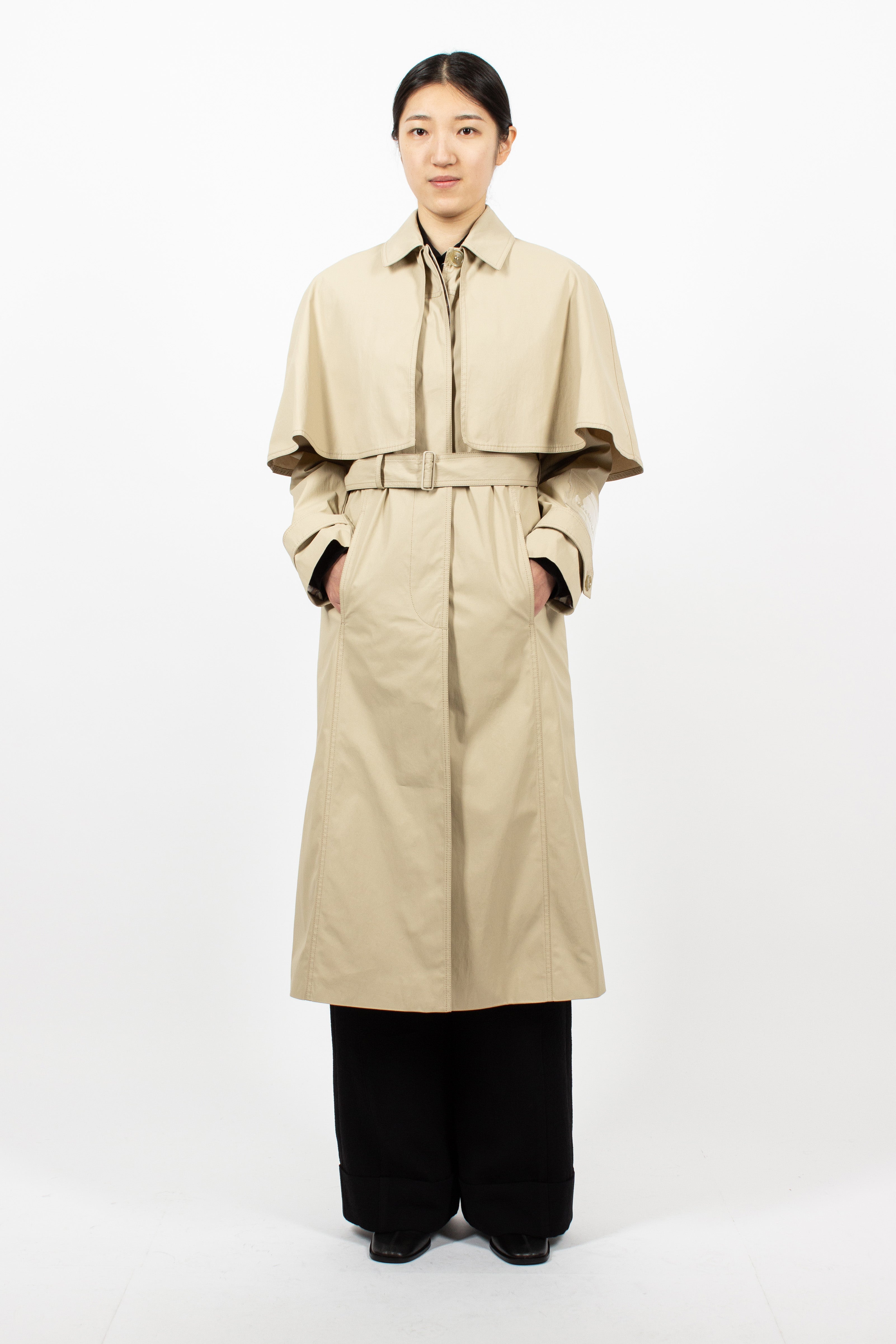 Belted Trench Coat Beige