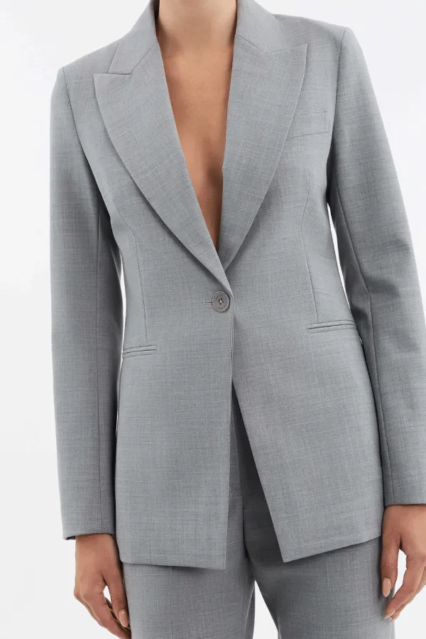 Benoit Tailored Blazer Grey