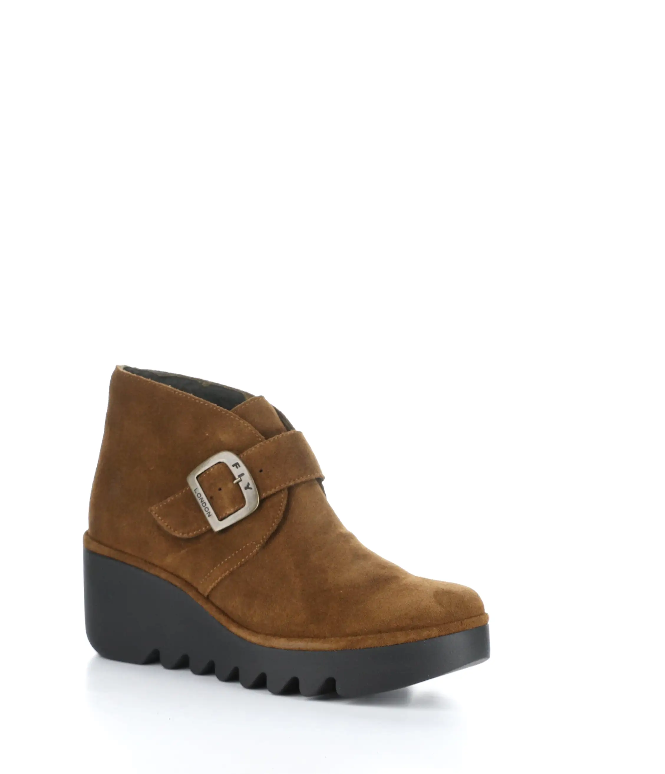 BIRT397FLY 002 CAMEL Round Toe Boots