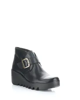 BIRT397FLY 004 BLACK Round Toe Boots