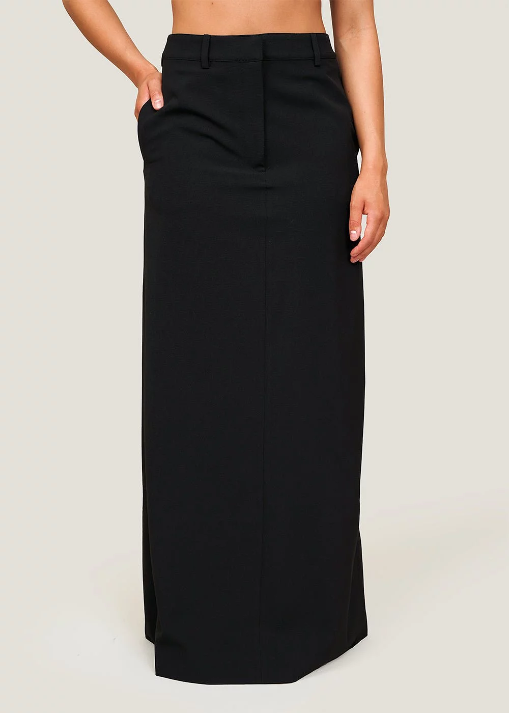 Black Minter Maxi Skirt