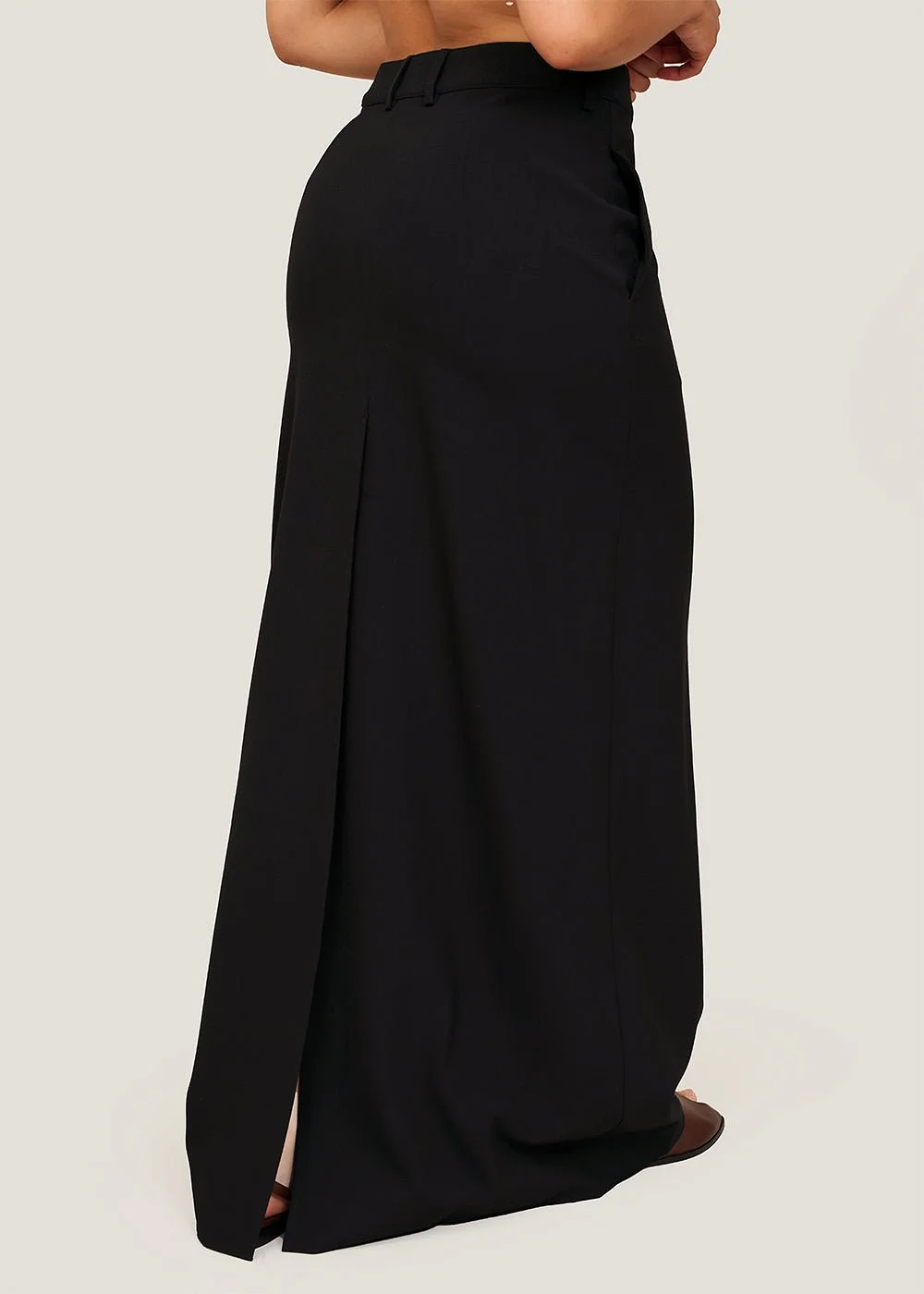 Black Minter Maxi Skirt