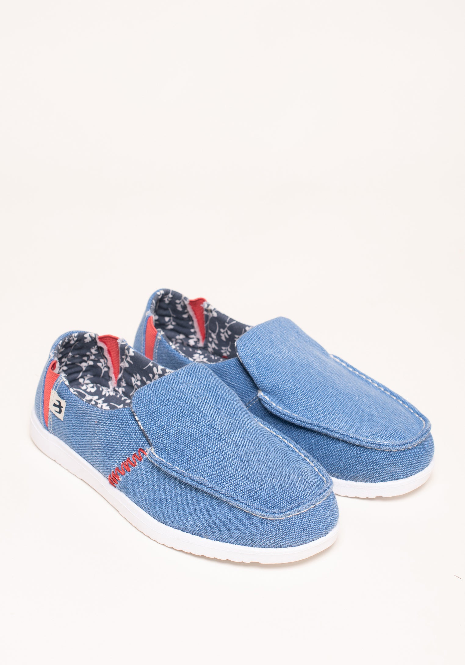 Blue Slip On Shoes