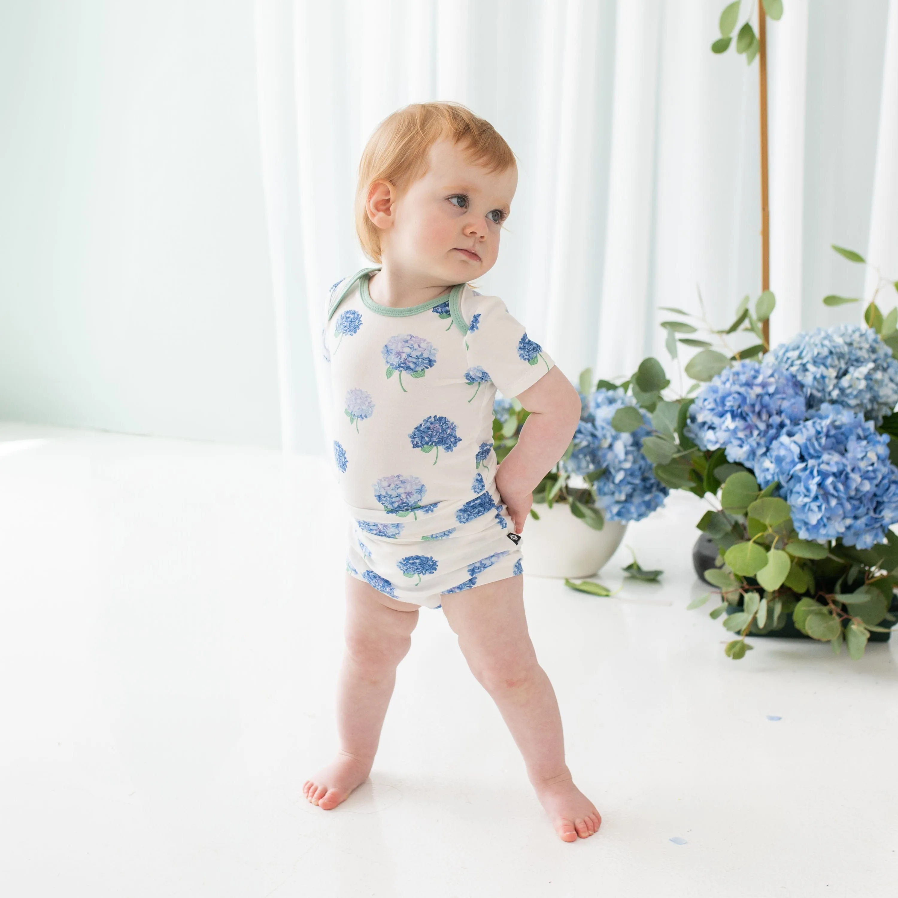 Bodysuit in Hydrangea