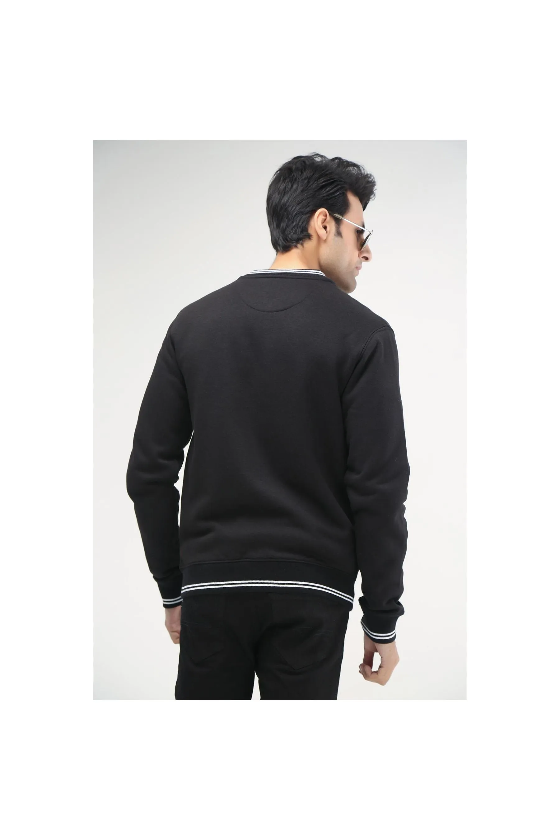 BRACKETS Unisex Zipper Black Men Jackets