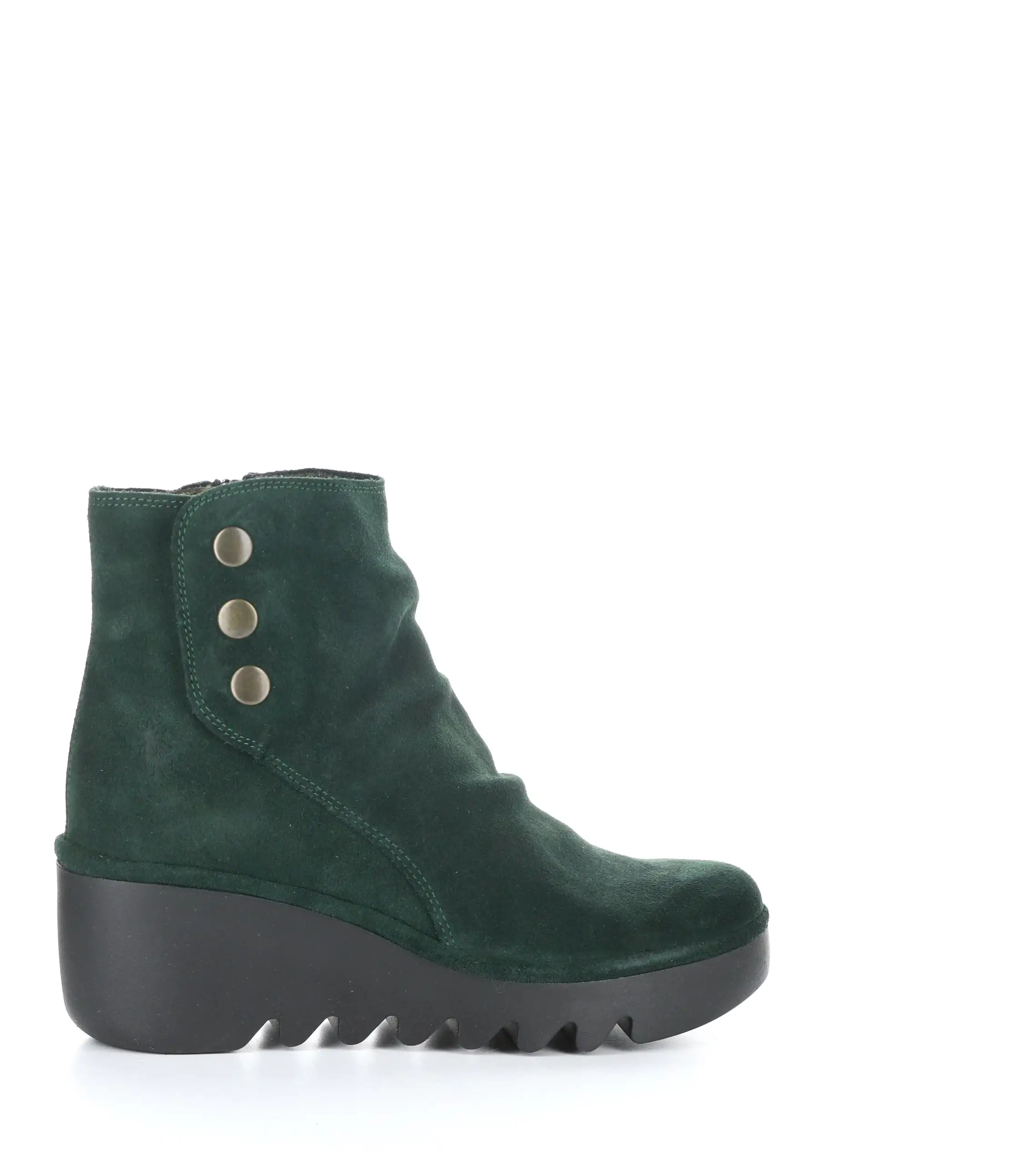 BROM344FLY 002 GREEN FOREST Round Toe Boots