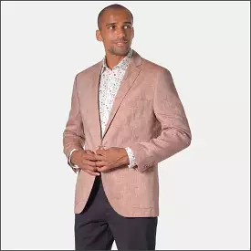 Brook Taverner Leeds Dusky Rose Linen Jacket<><>