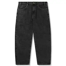 Butter Goods Applique Denim Jeans Acid Black