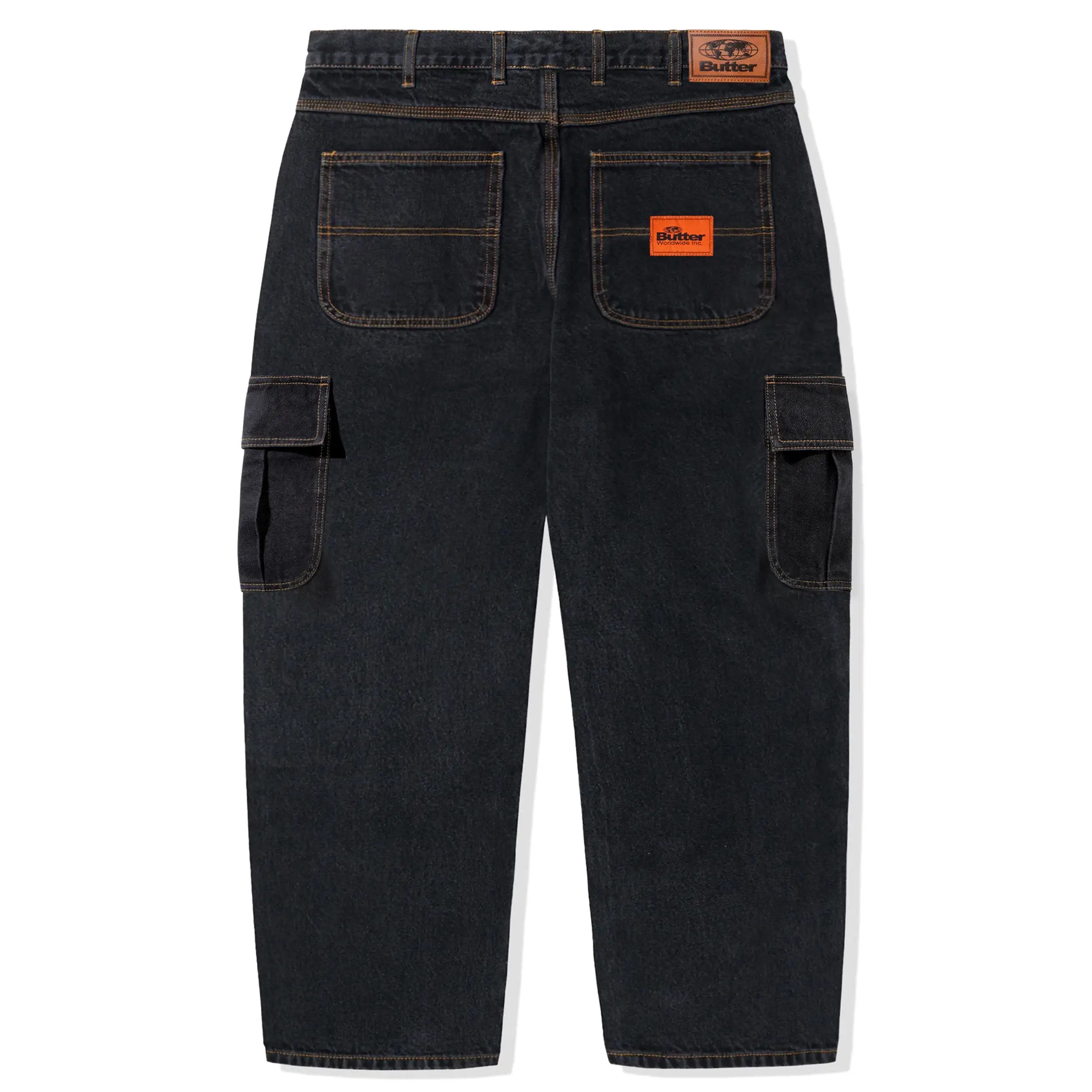 Butter Goods Santosuosso Cargo Denim Jeans Washed Black