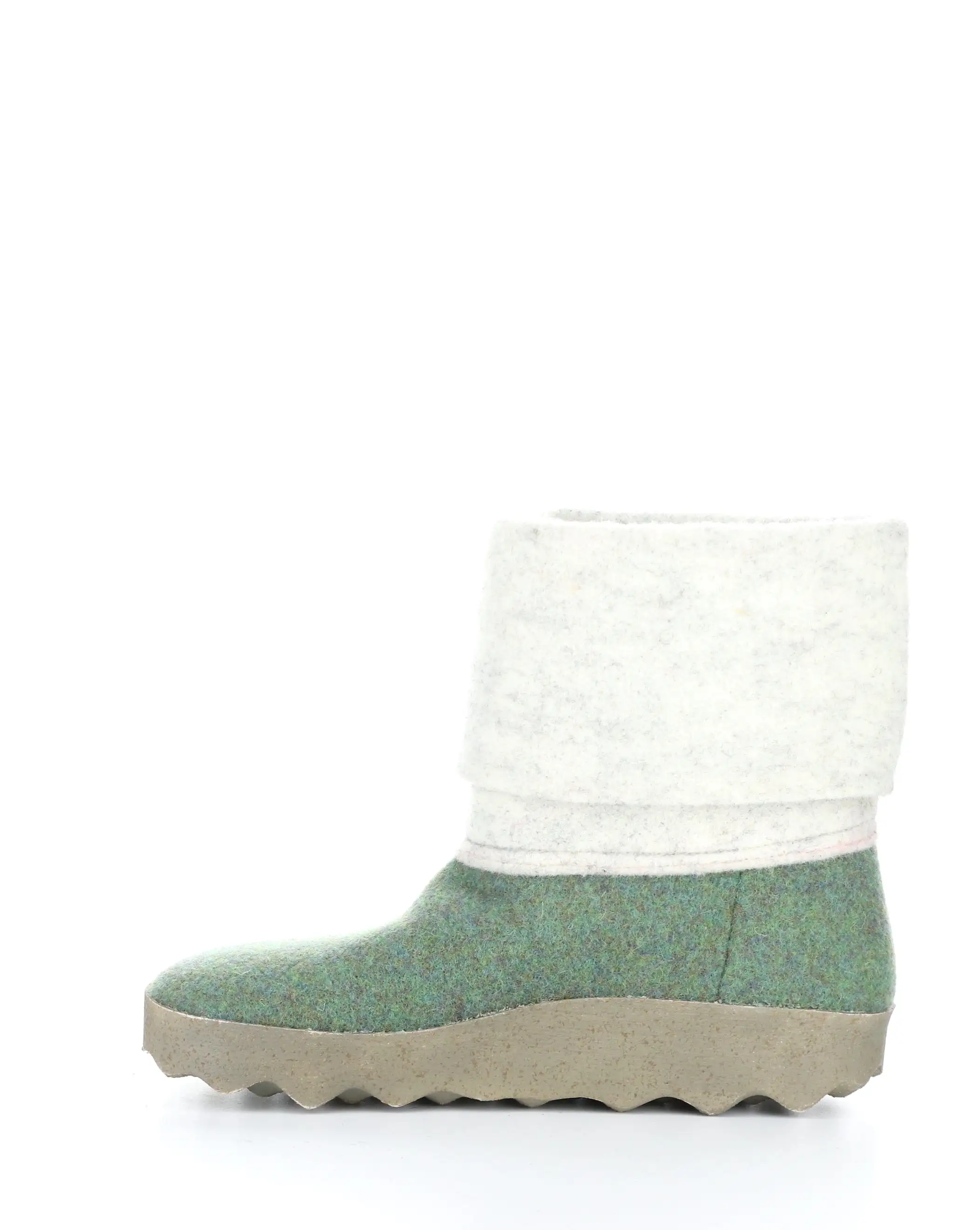 CADY137ASP Green Round Toe Boots