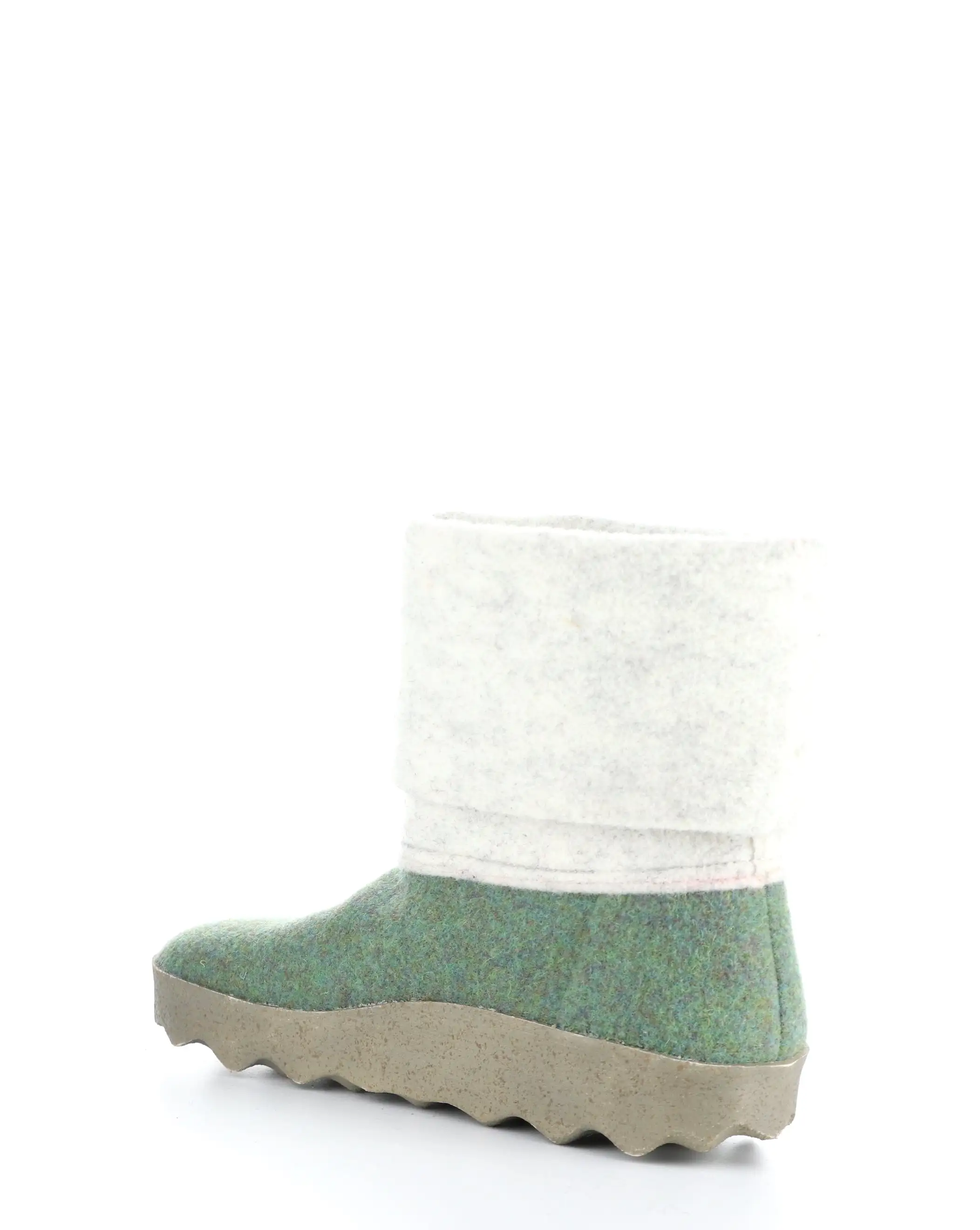 CADY137ASP Green Round Toe Boots