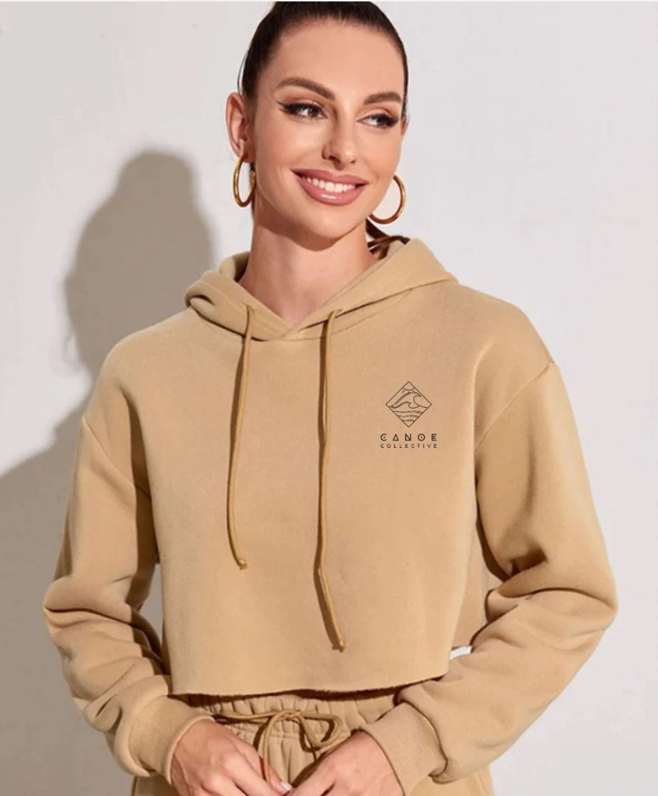 Canoe Collective Crop Hoodie