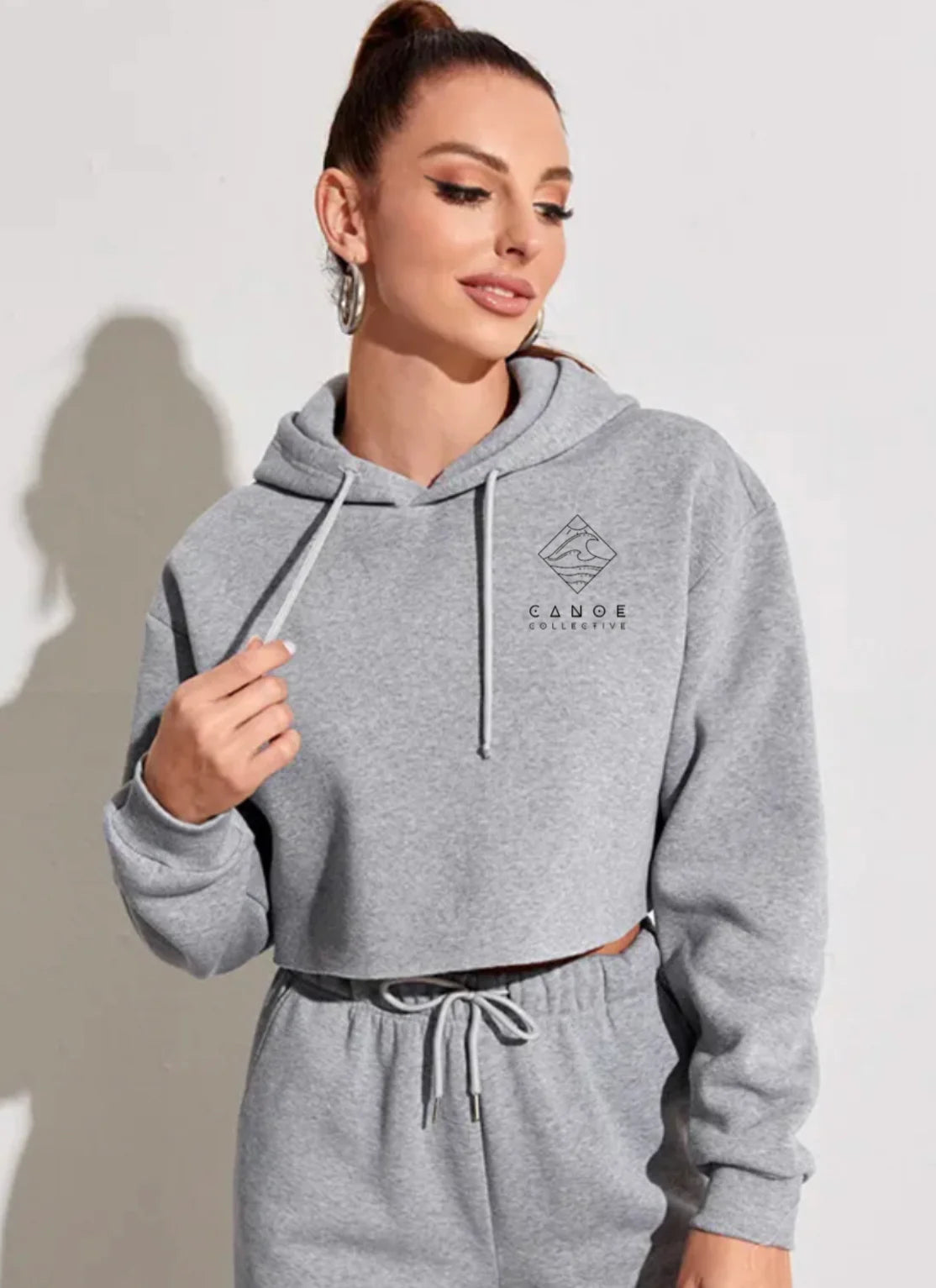 Canoe Collective Crop Hoodie