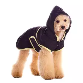 Classic Trench Dog Coat - Black