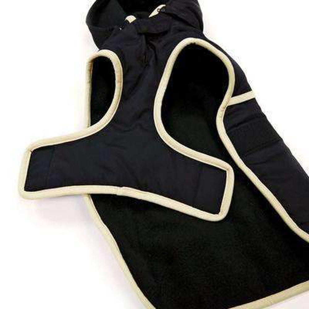 Classic Trench Dog Coat - Black