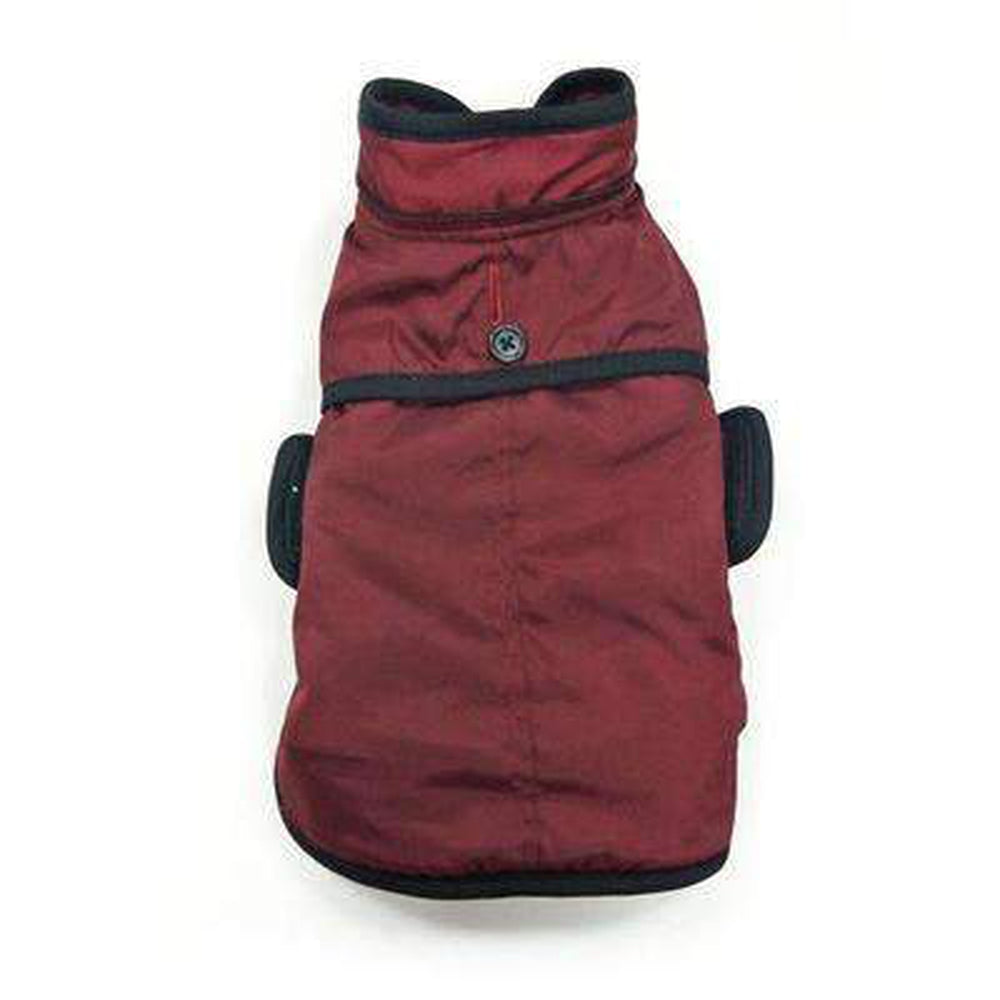 Classic Trench Dog Coat - Maroon