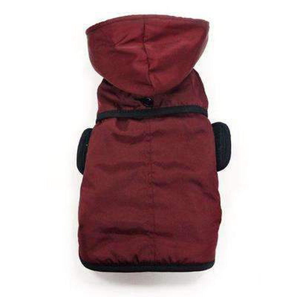 Classic Trench Dog Coat - Maroon