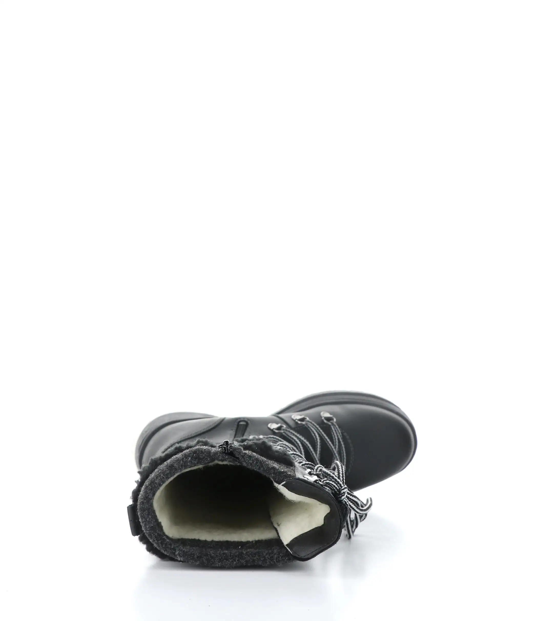 DAWS BLACK/GREY Round Toe Boots