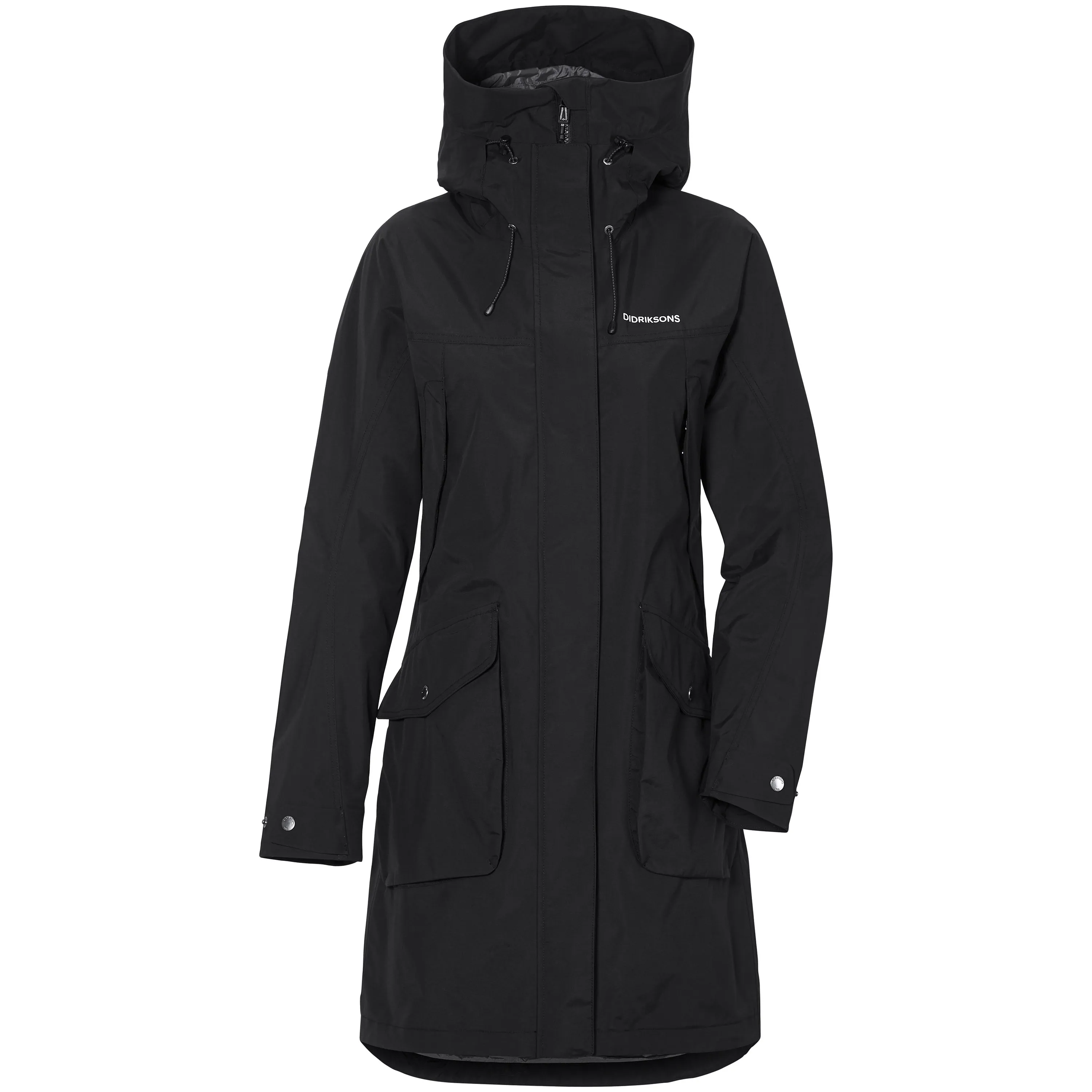 Didriksons Thelma Women's Parka 6 Black | Buy Didriksons Thelma Women's Parka 6 Black here | Outnorth