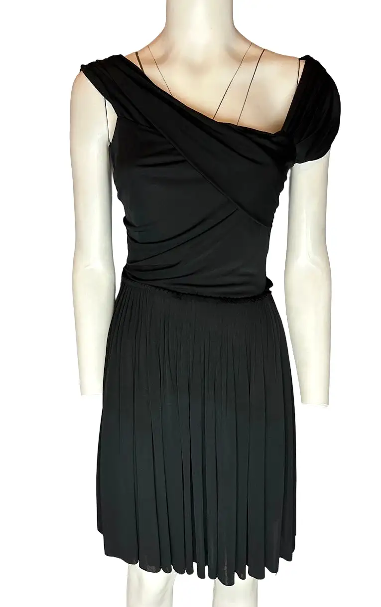 DIOR - Dress midi black size 36 FR