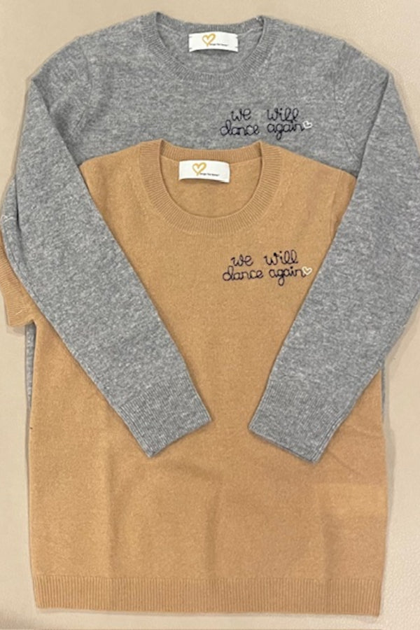 DTD Cashmere We will Dance Again Sweater