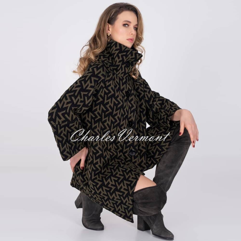 EverSassy Pointed Hem Coat - Style 12802