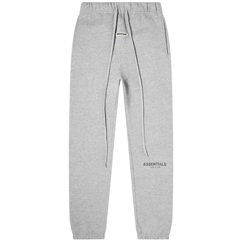 FEAR OF GOD Essentials 3M Reflective Logo Sweat Pants Grey