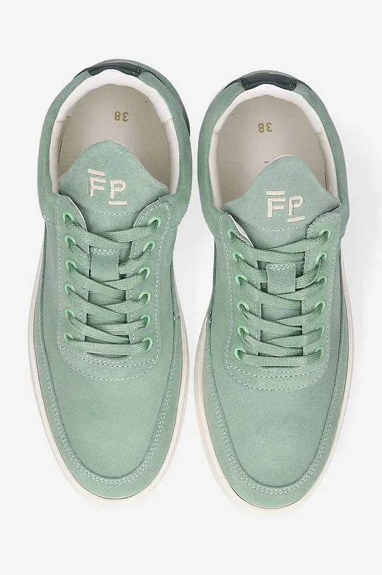 Filling Pieces suede sneakers Low Top Suede green color 10122792080