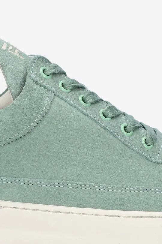 Filling Pieces suede sneakers Low Top Suede green color 10122792080