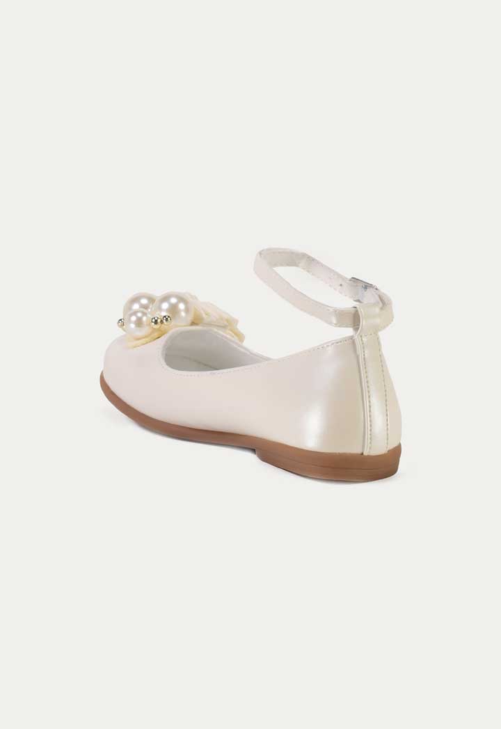 Flower & Pearls Flat Shoes