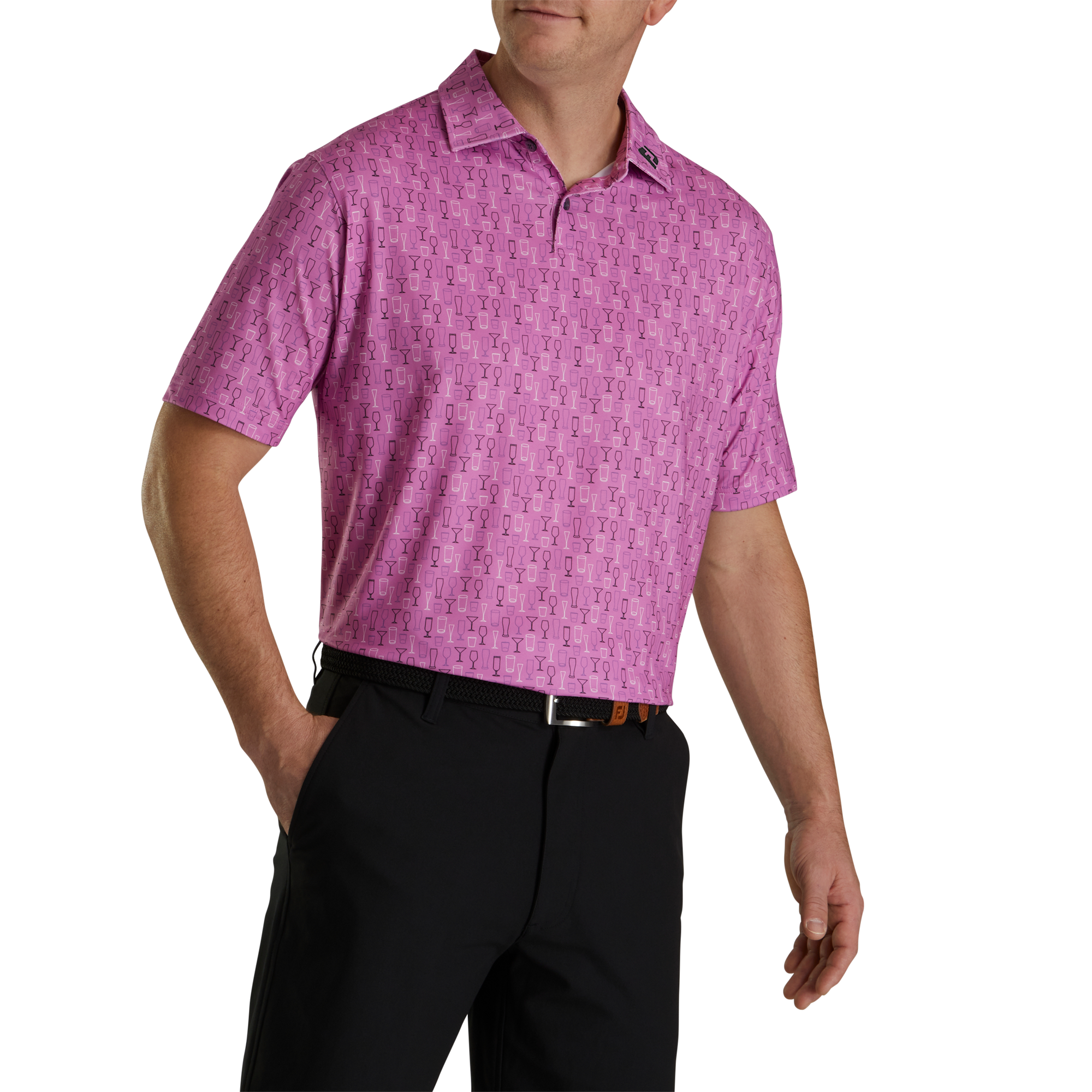 FootJoy '23 Glass Print Polo