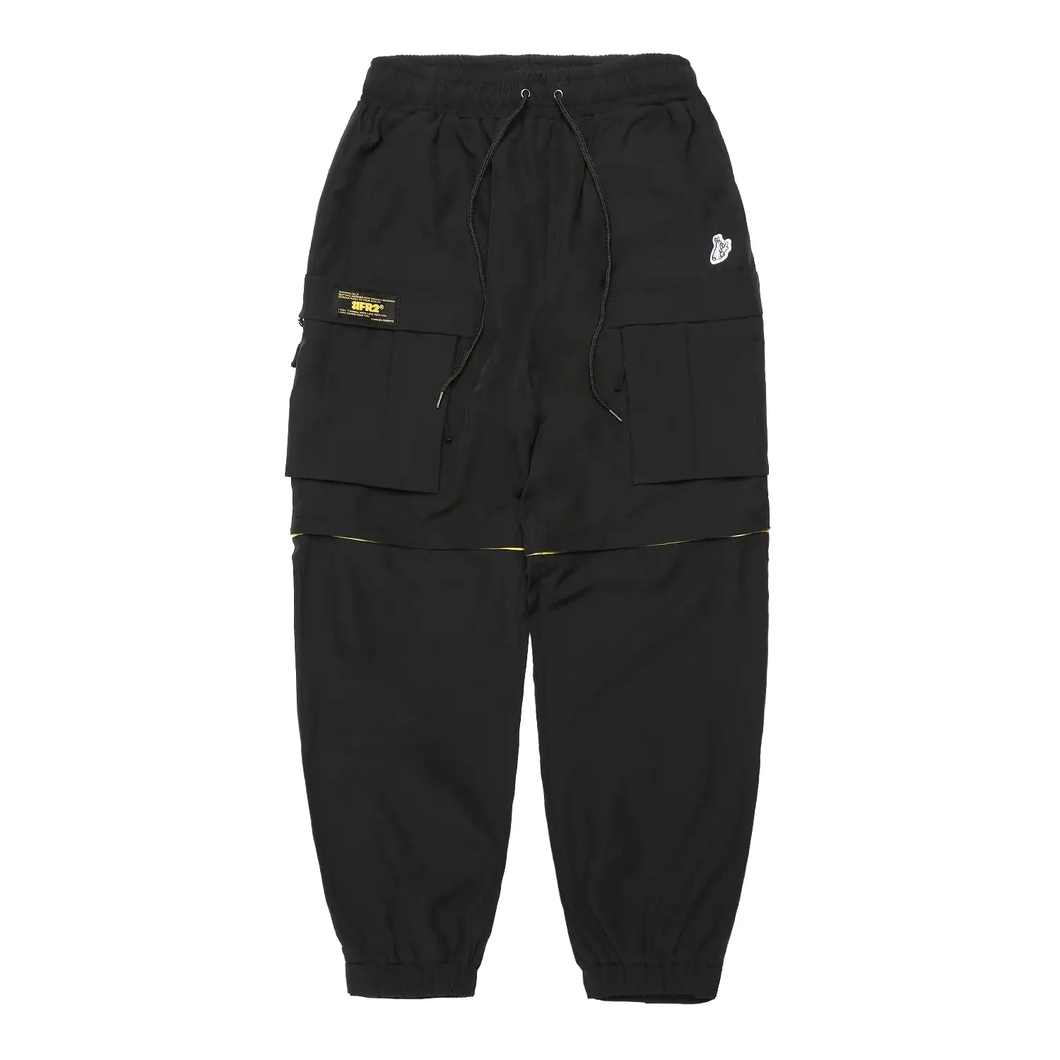 FR2 JAPAN 2-Way 2-in-1 Cargo Shorts / Pants Black