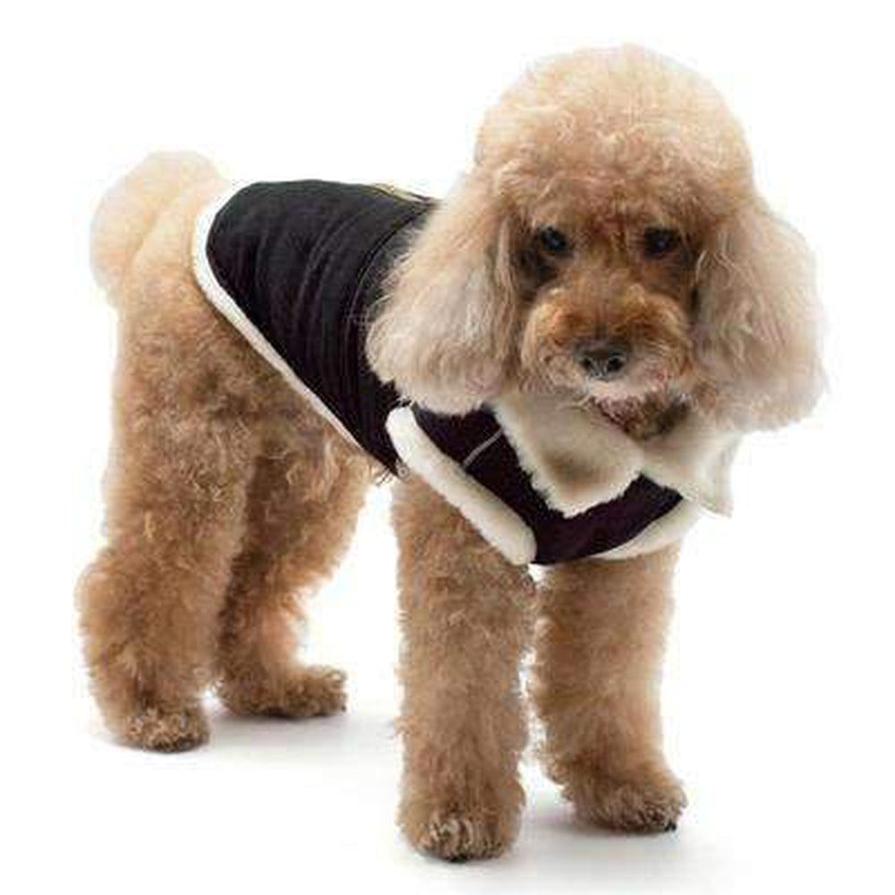 Furry Runner Coat Black