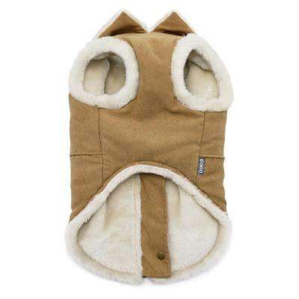 Furry Runner Coat Brown