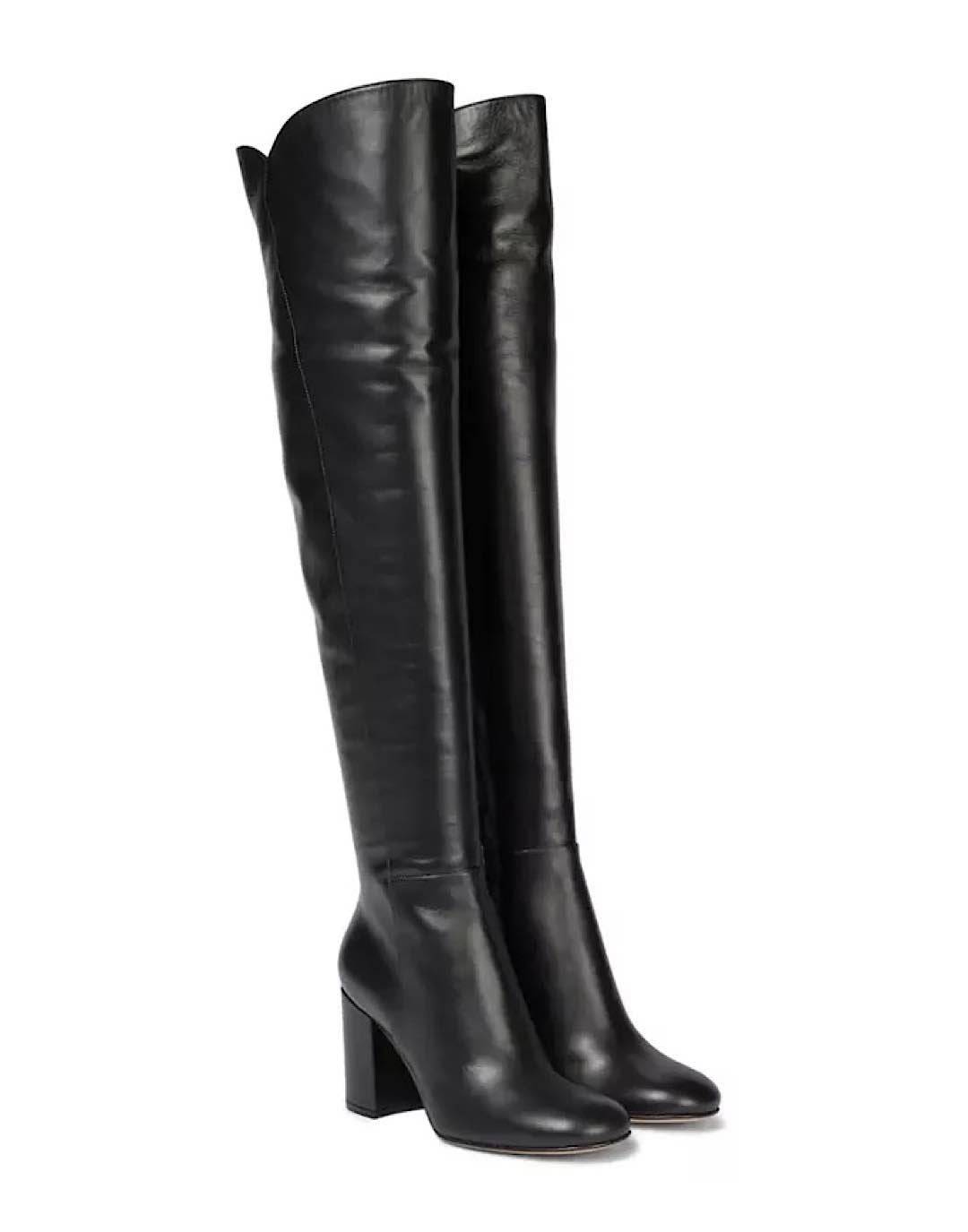 Genuine Leather Knee High Boots