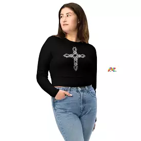 Gothic Cross Athletic Crop Top