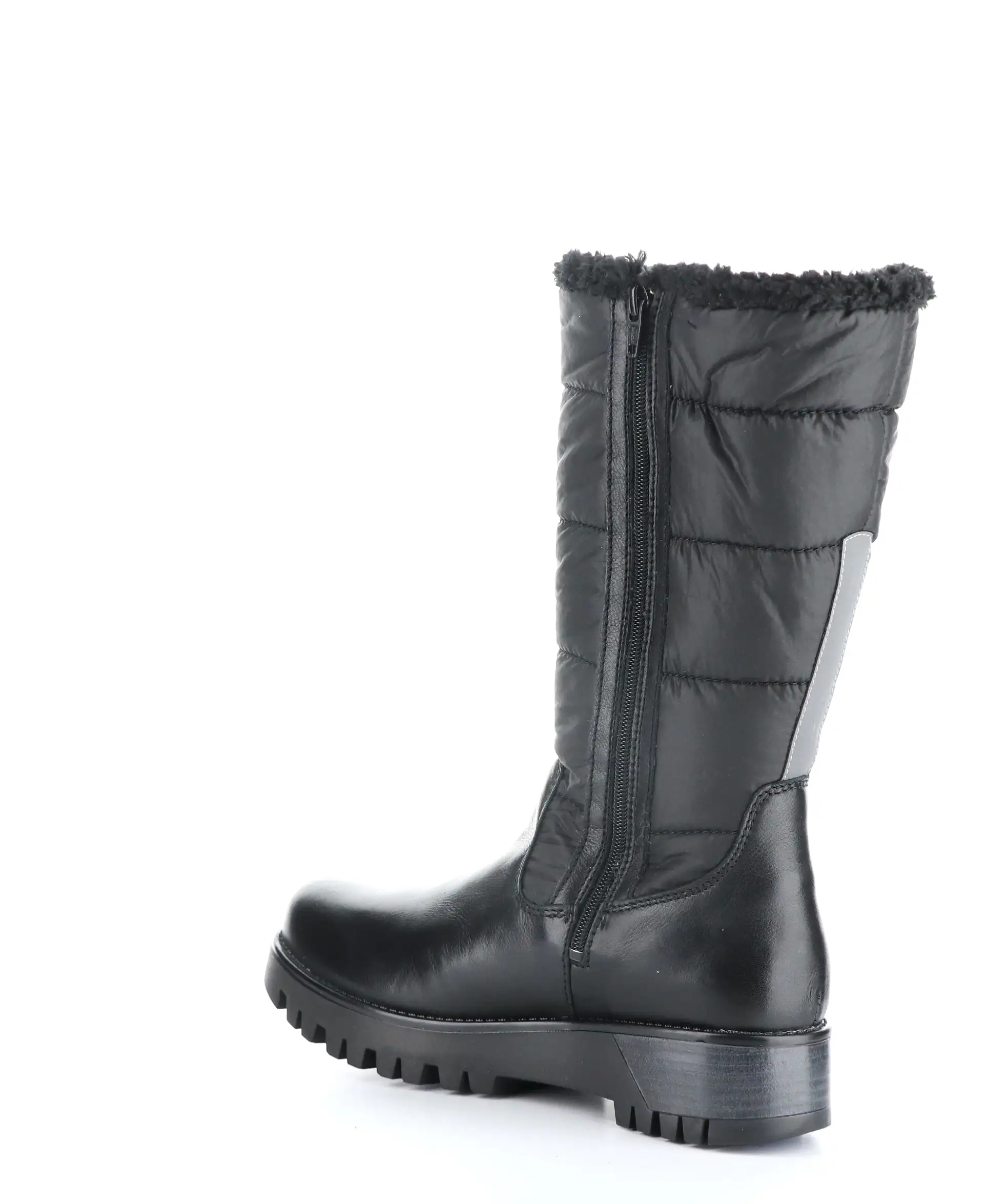 GRACEN PRIMA BLACK Round Toe Boots