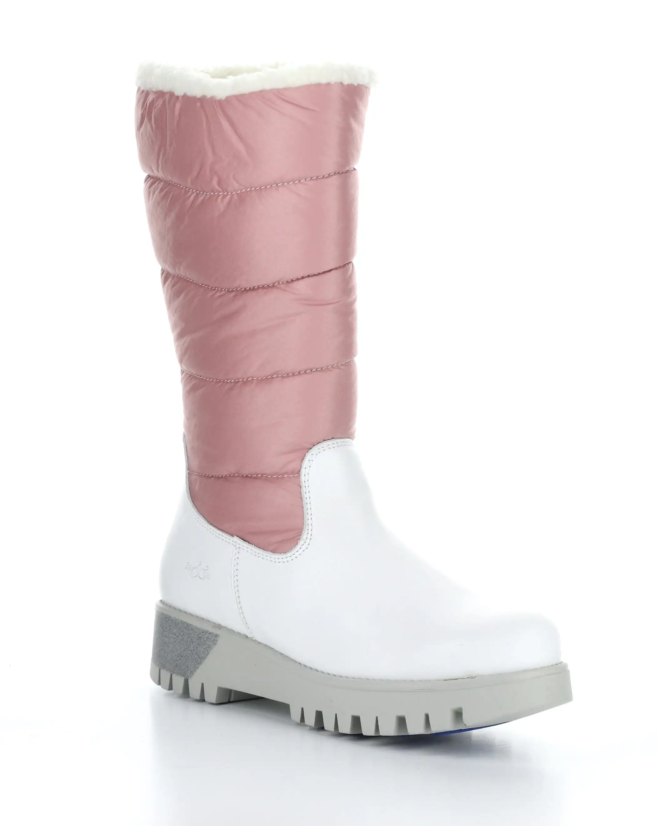 GRACEN PRIMA WHITE/PINK Round Toe Boots