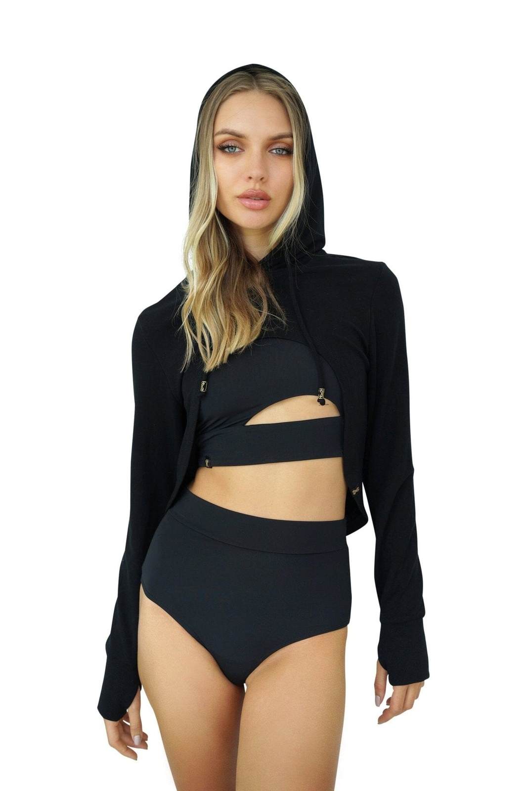 Halifax Half Hoodie Crop Top