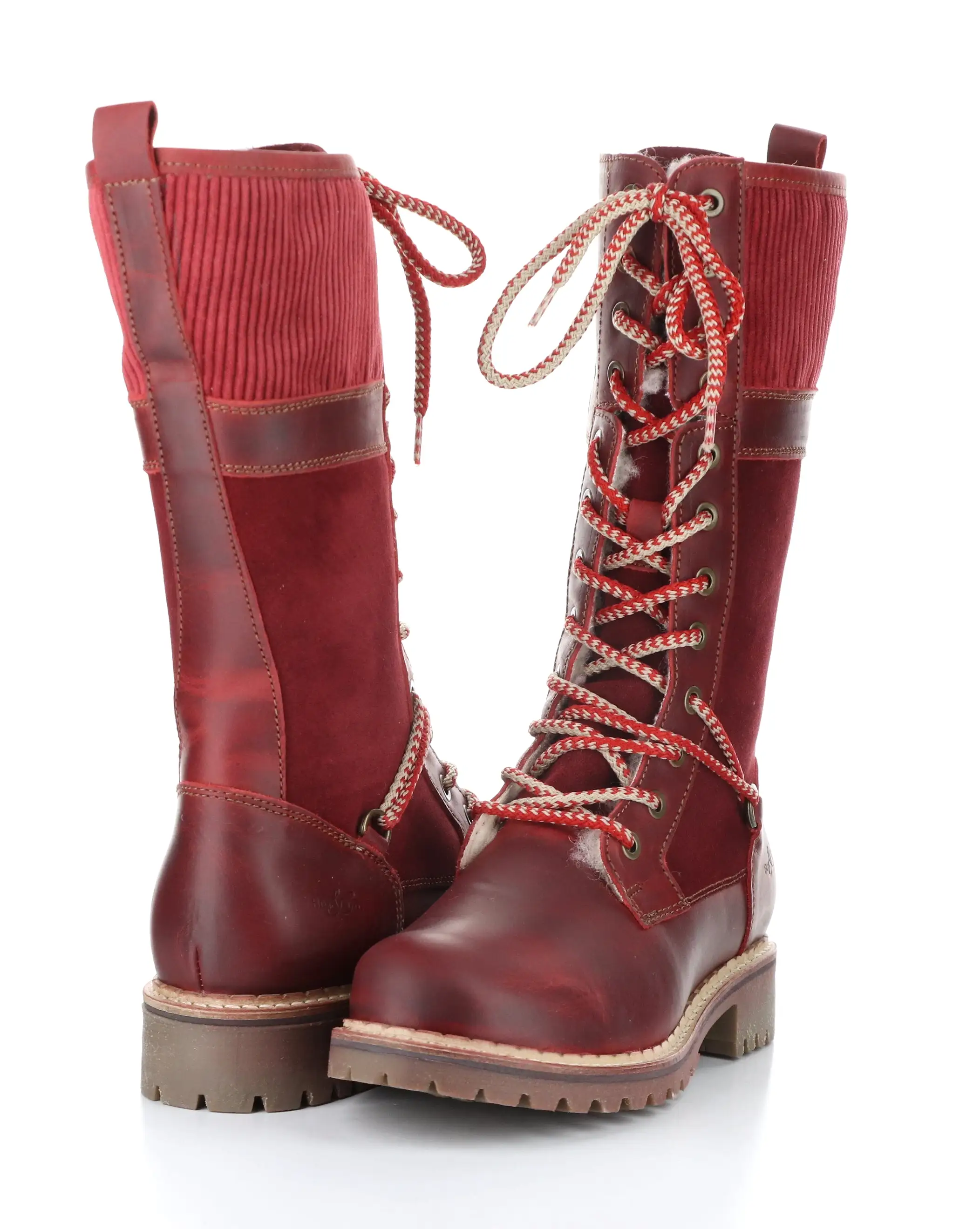 HALLOWED RED/SANGRIA/BORDO Round Toe Boots