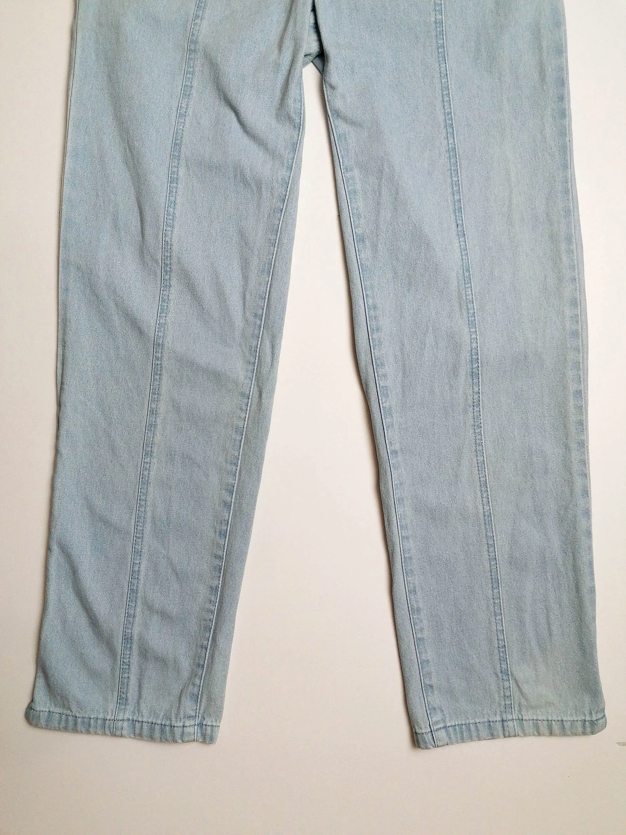 High Waist Elastic Mom Jeans - size S-M