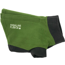 Highline Fleece Dog Coat - Two Tone Green