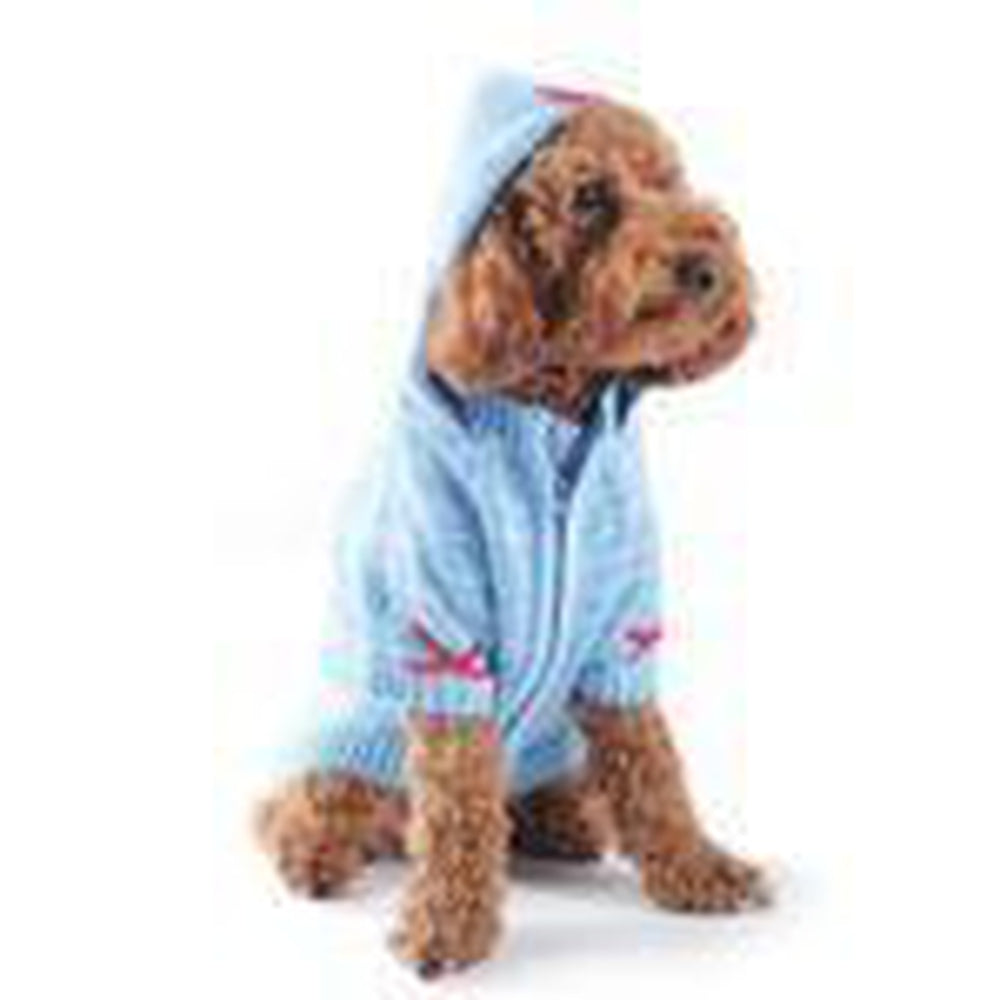 Hoodie Sweater Dog Coat by Dogo - Blue