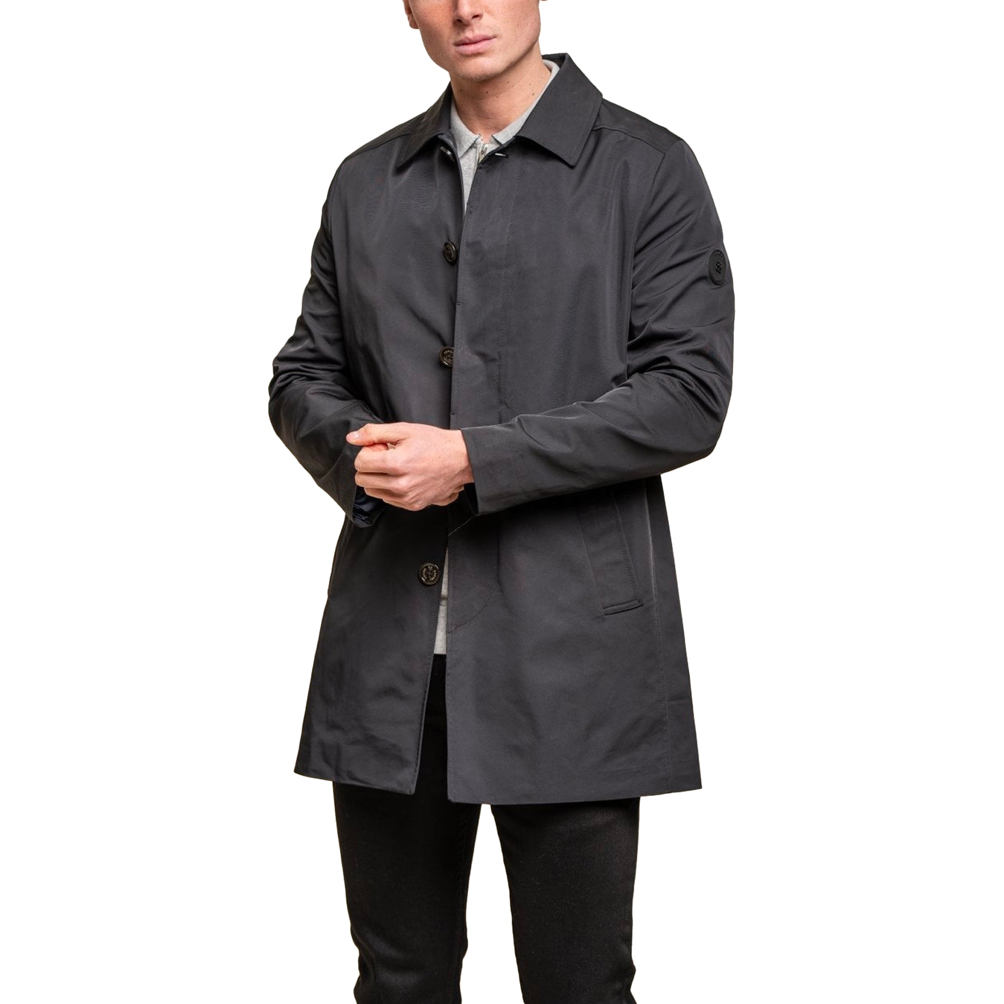 House of Cavani Barracuda Coat - Black