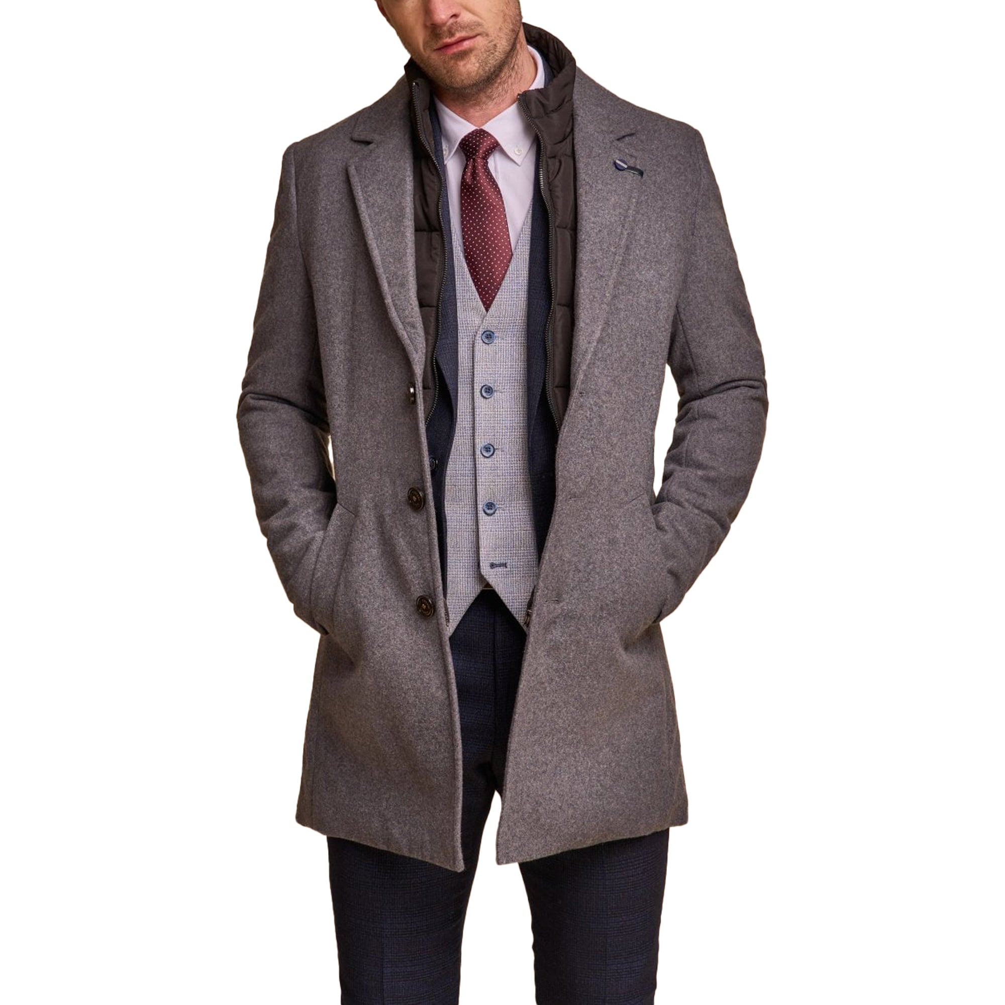 House of Cavani Sanford Coat - Slate